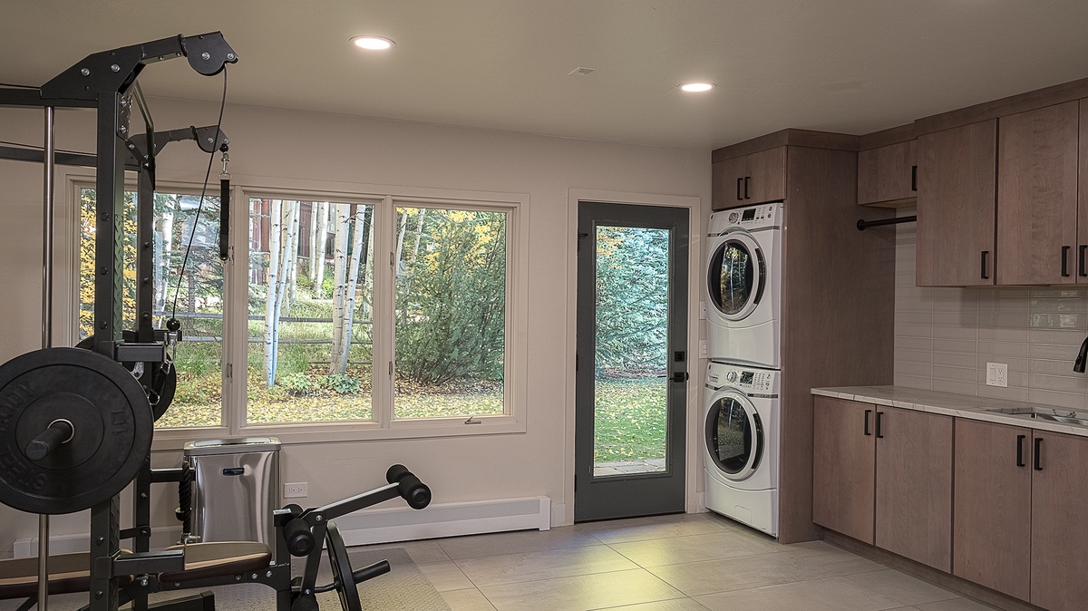 Fitness and Laundry Room, Main Level