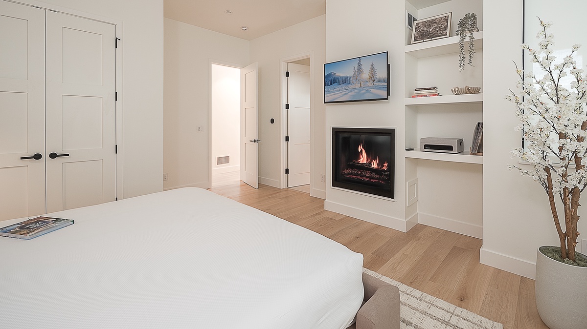 Bedroom 5, Lower Level - King suite with fireplace