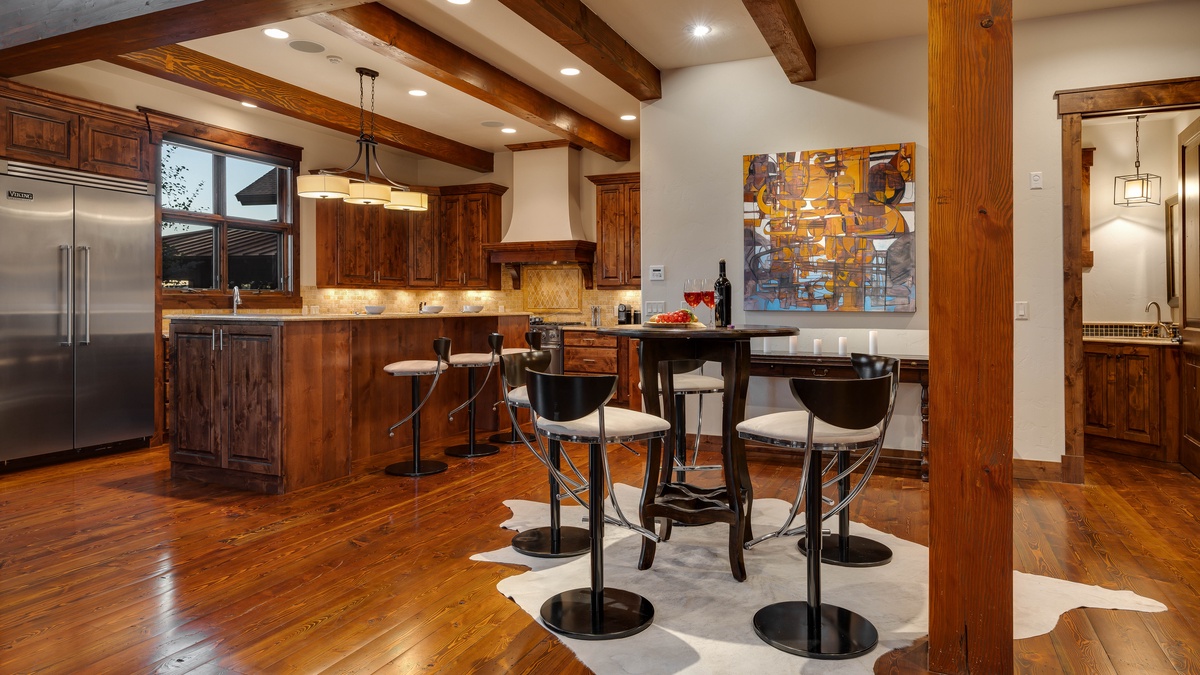 Kitchen, Main Level - Open kitchen with bar seating