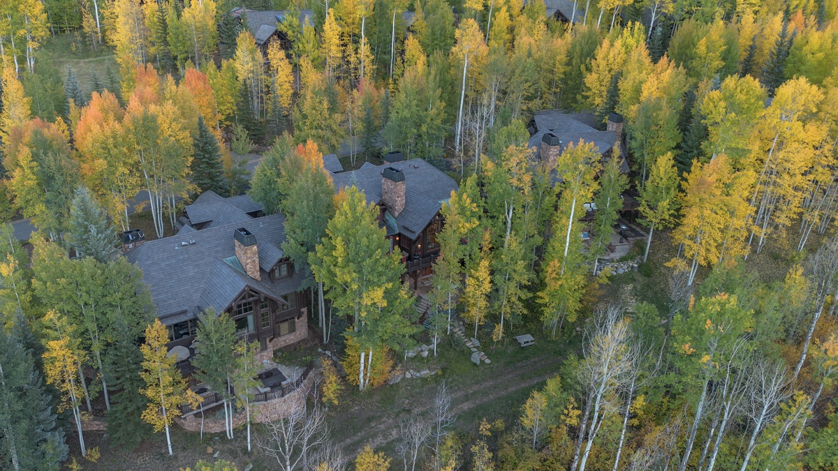 Aerial view of Bearberry Lodge