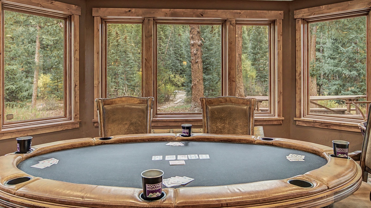 Family Room, Lower Level - Game table with seating