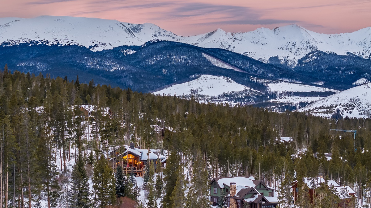Aerial of Cypress Mountain Chalet
