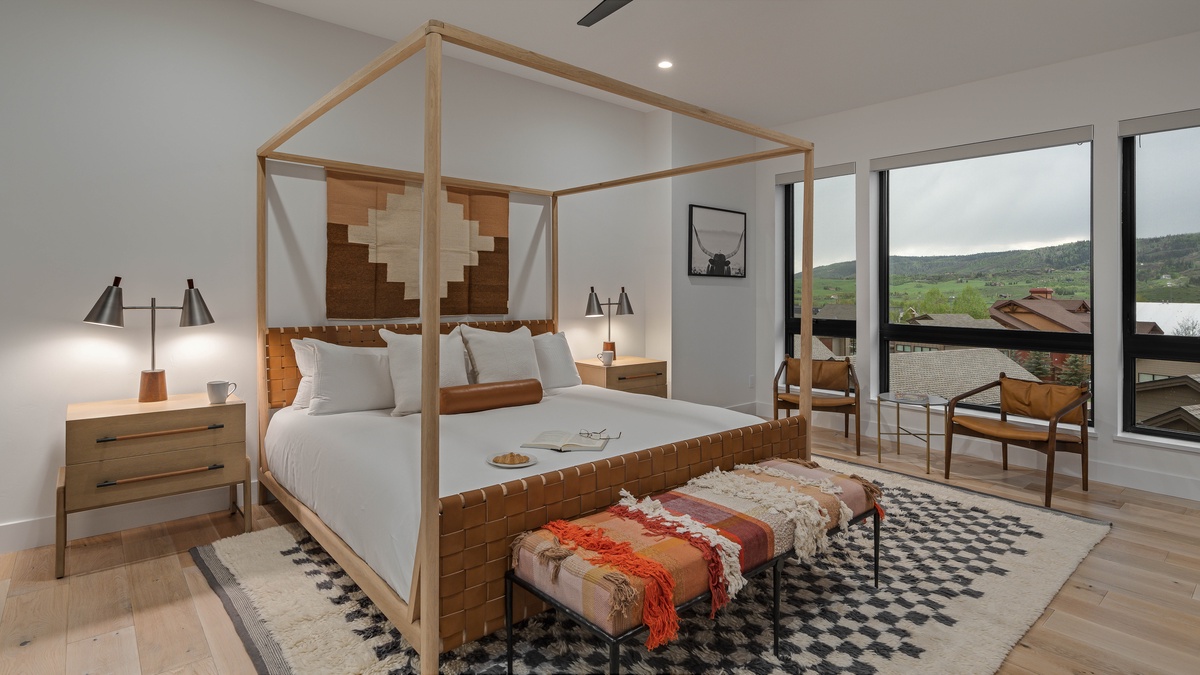 Primary king suite on main level