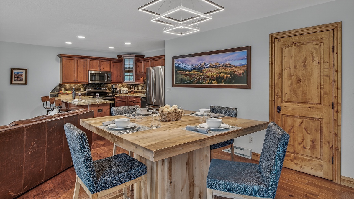 Dining Area, Main Level - Table with kitchen in view