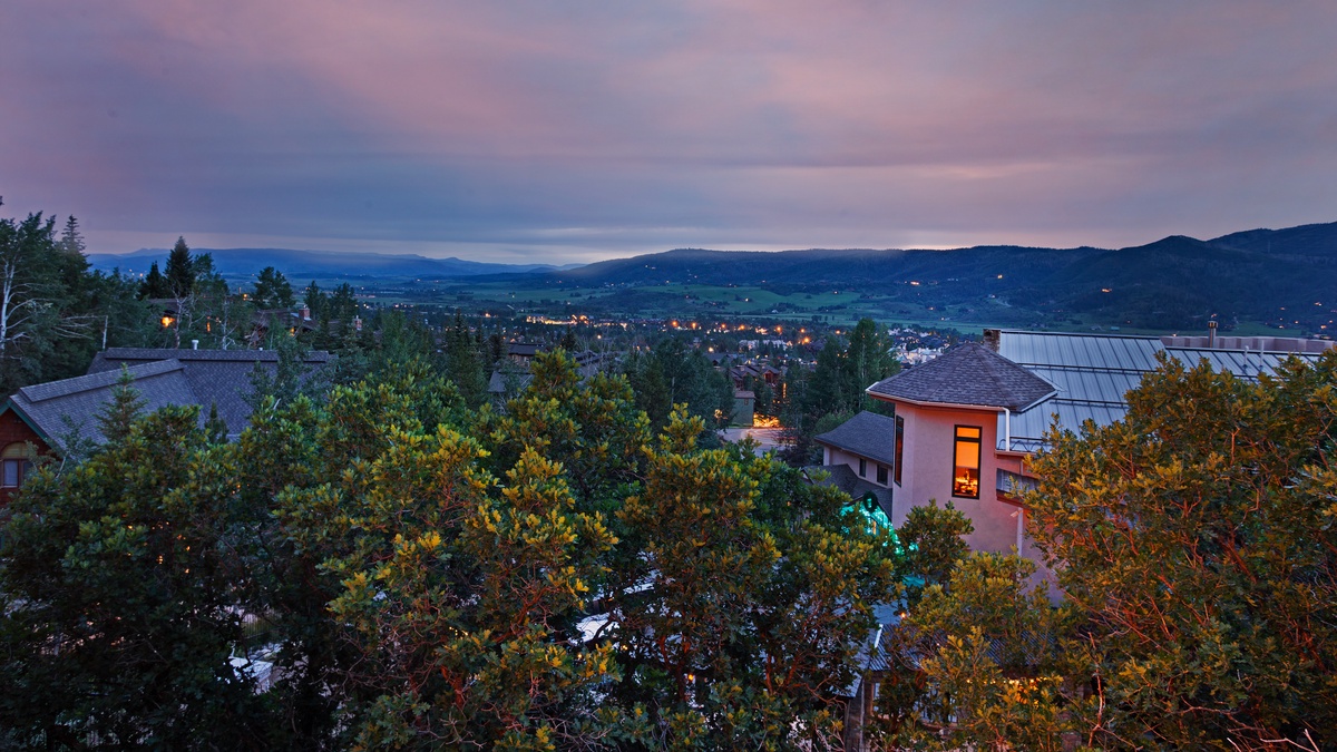 View from great room, summer