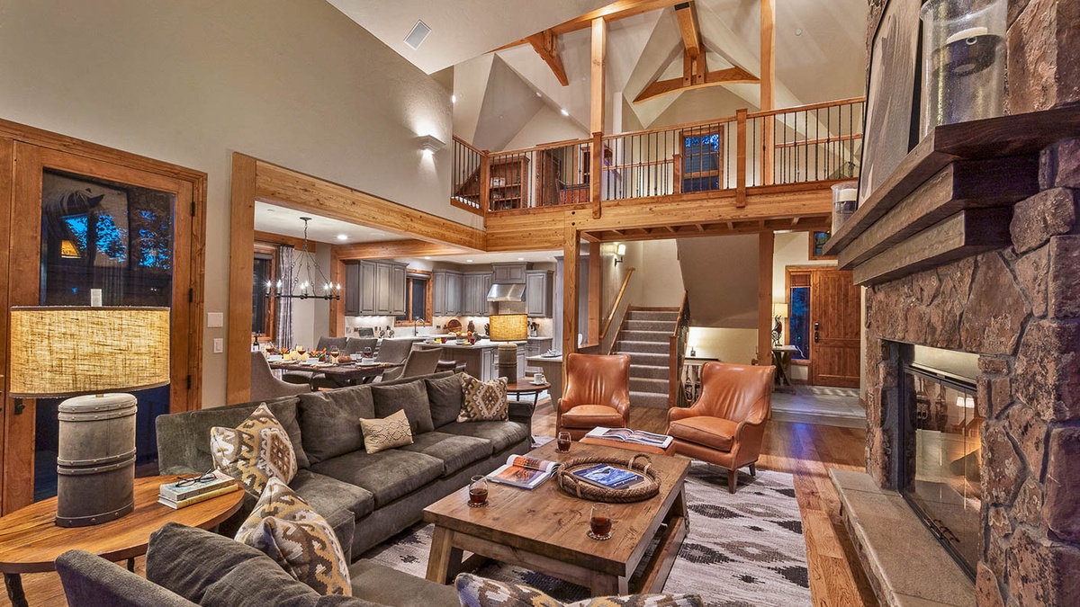 Great Room, Main Level - With seating area