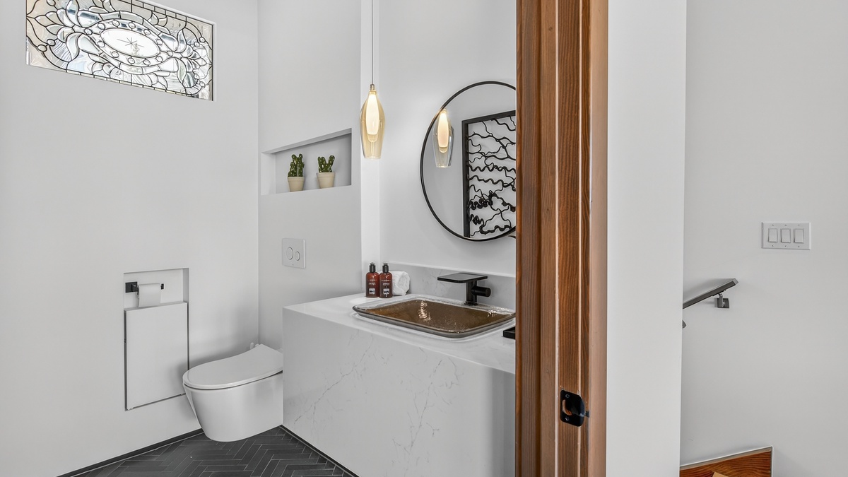 Powder Room, Upper Level