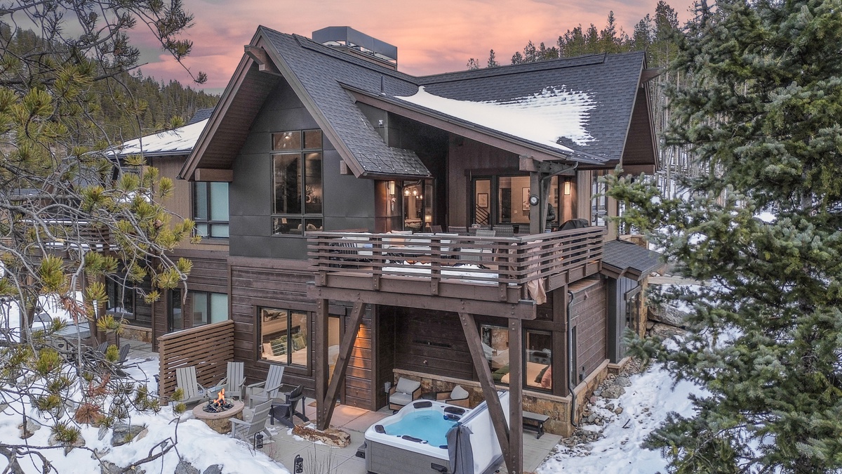 Exterior rear of home