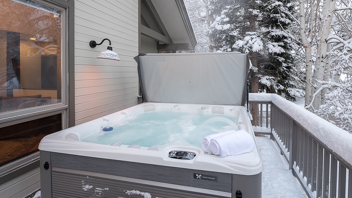 Hot Tub, Main Level Deck - Outdoor hot tub on the deck