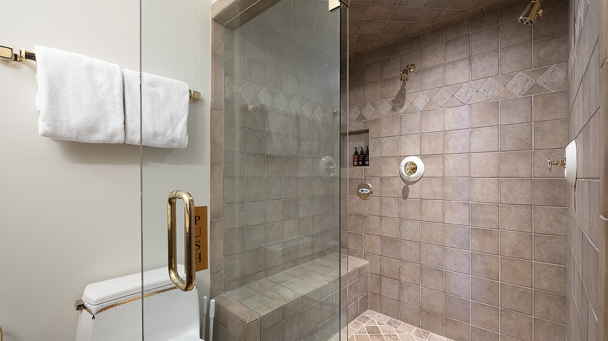 Bedroom 2, Lower Level - Steam shower