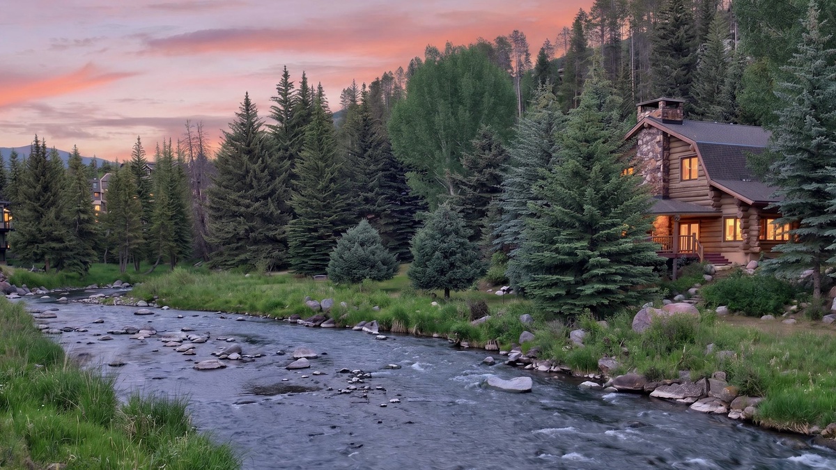 Exterior along the river