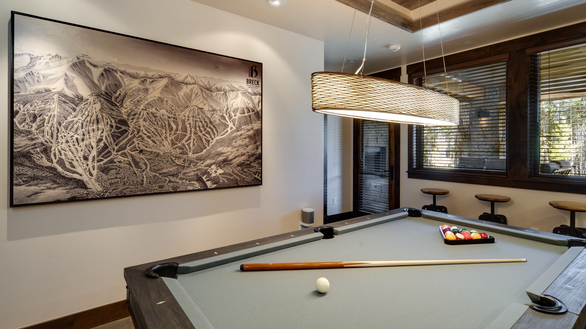 Billiards and Breck resort map