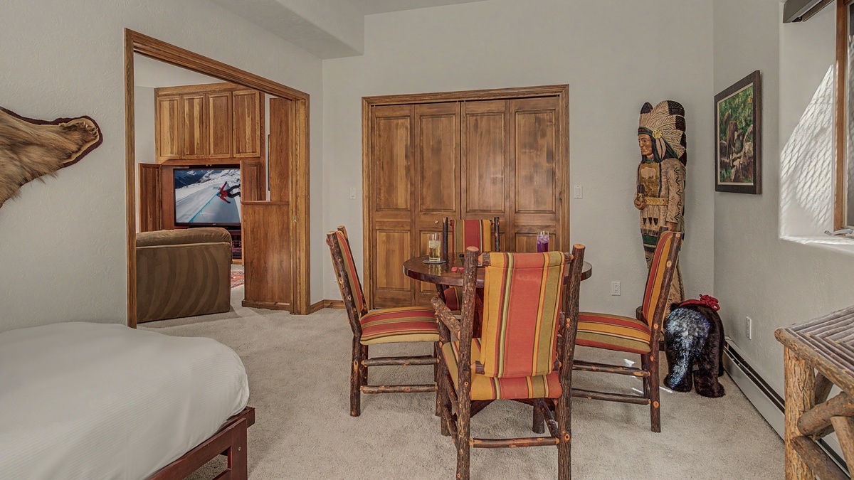 Bedroom 6, Lower Level - Twin bed beside game table