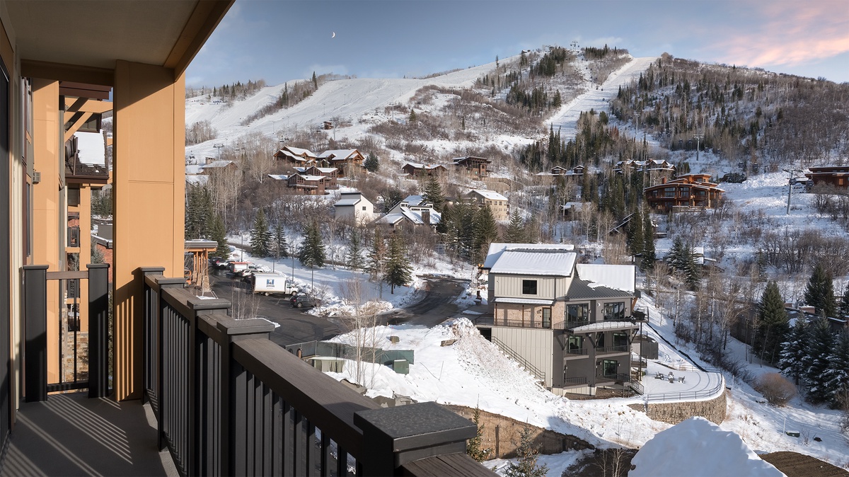 Corner Patio View of Slopes