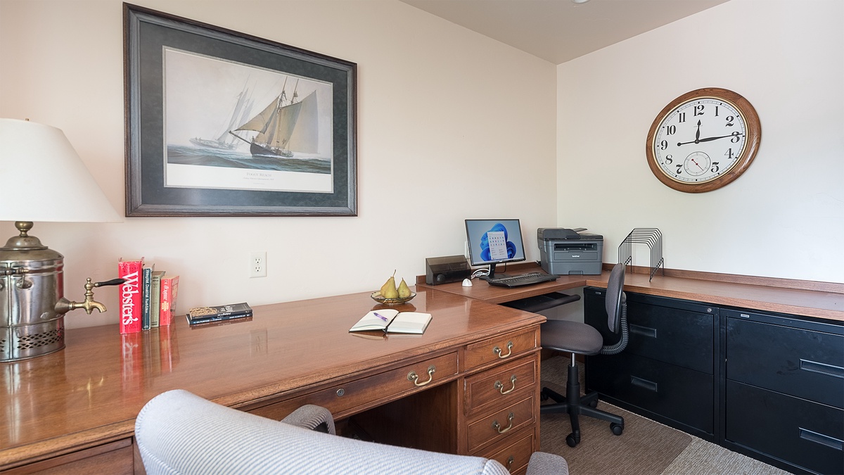 Bedroom 1, Upper Level - Office connected to the primary bedroom