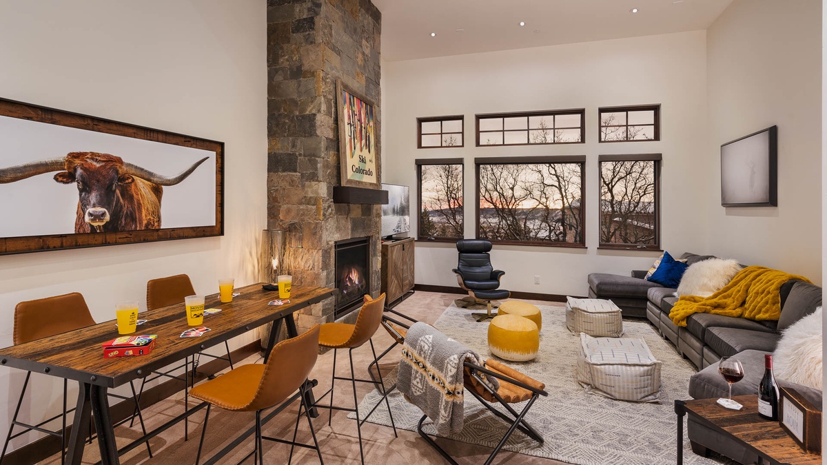 Lower level family room