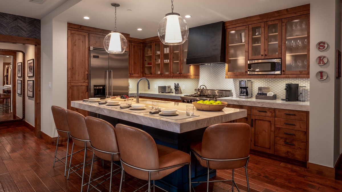 Kitchen, Main Level - Large island with bar seating