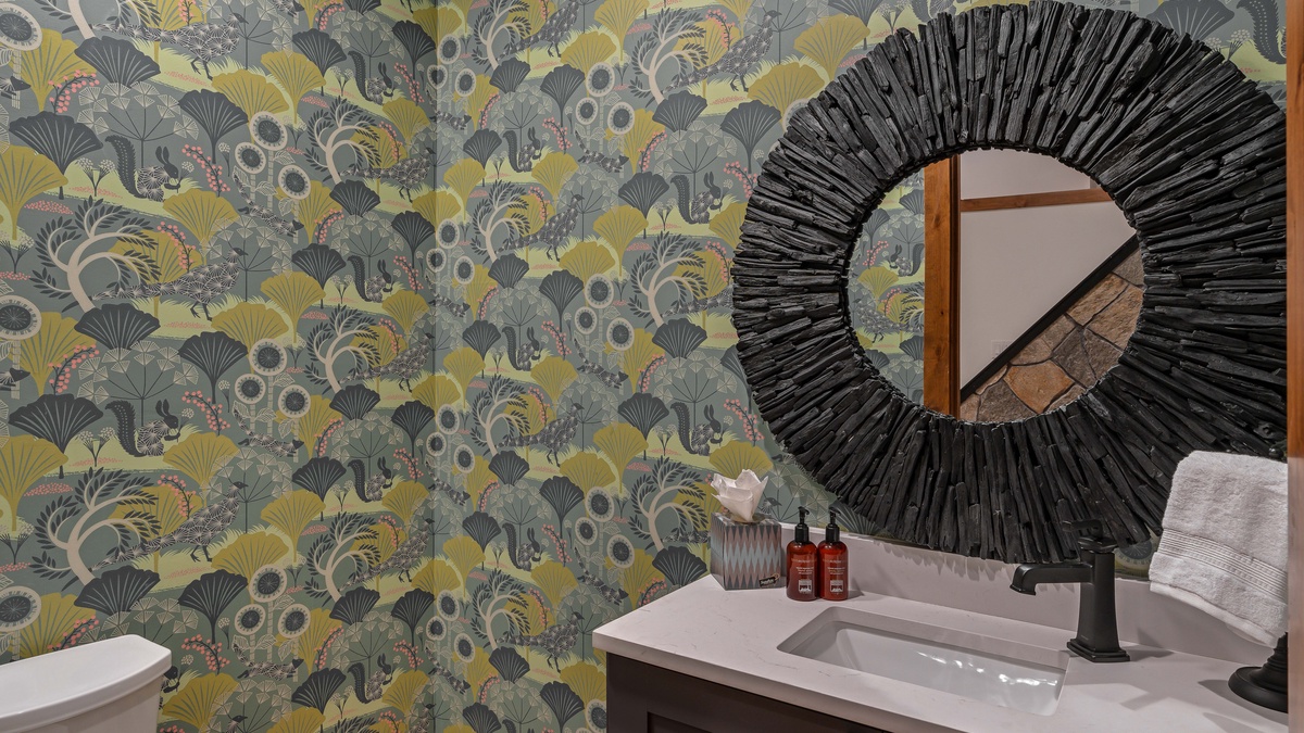 Powder bath on main level