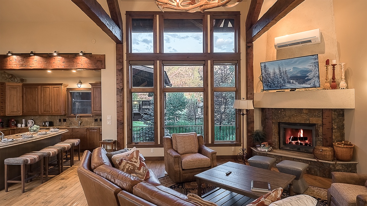 Great room with view