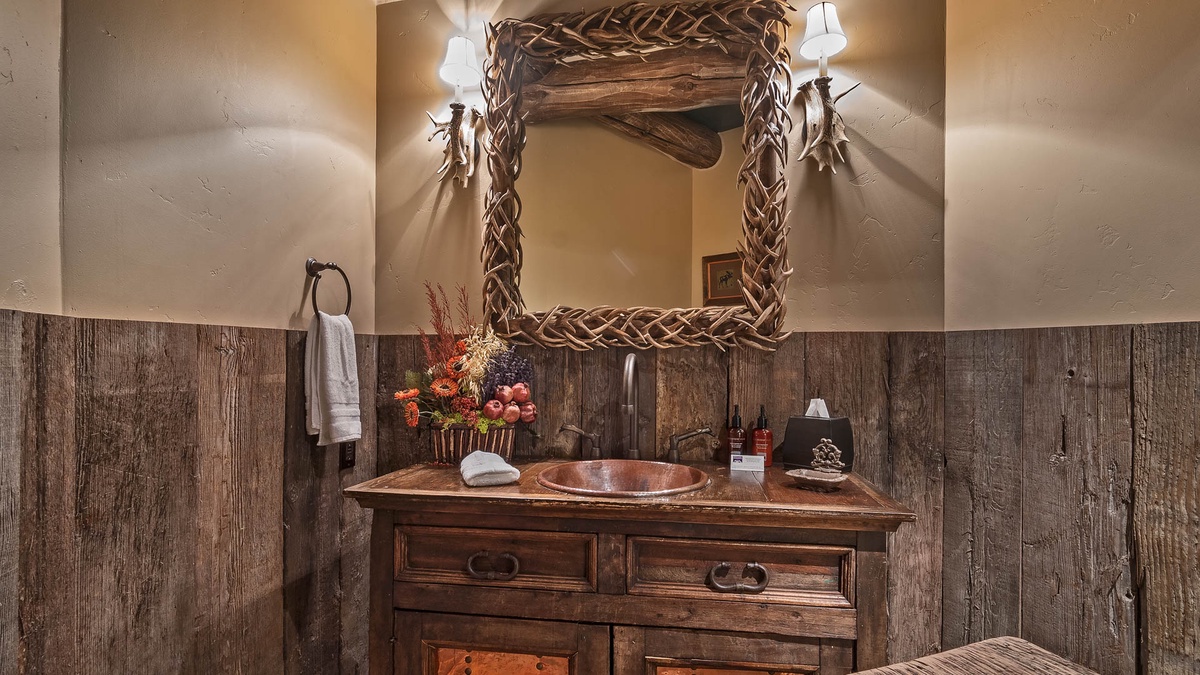 Powder room on main level