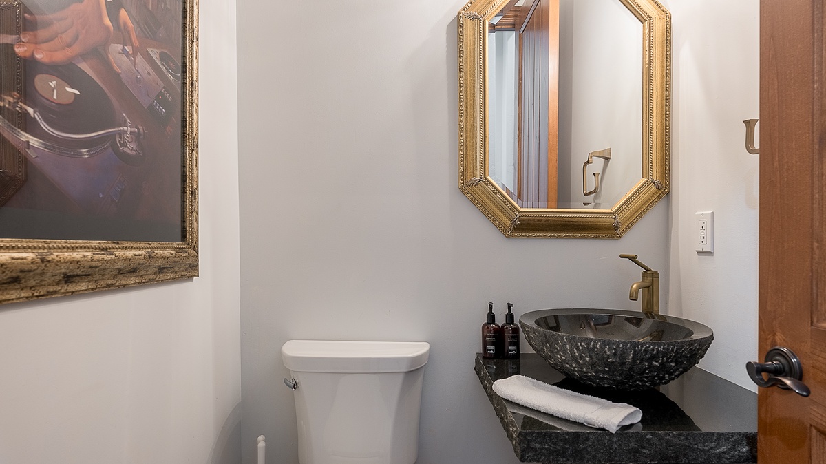 Powder Room, Lower Level