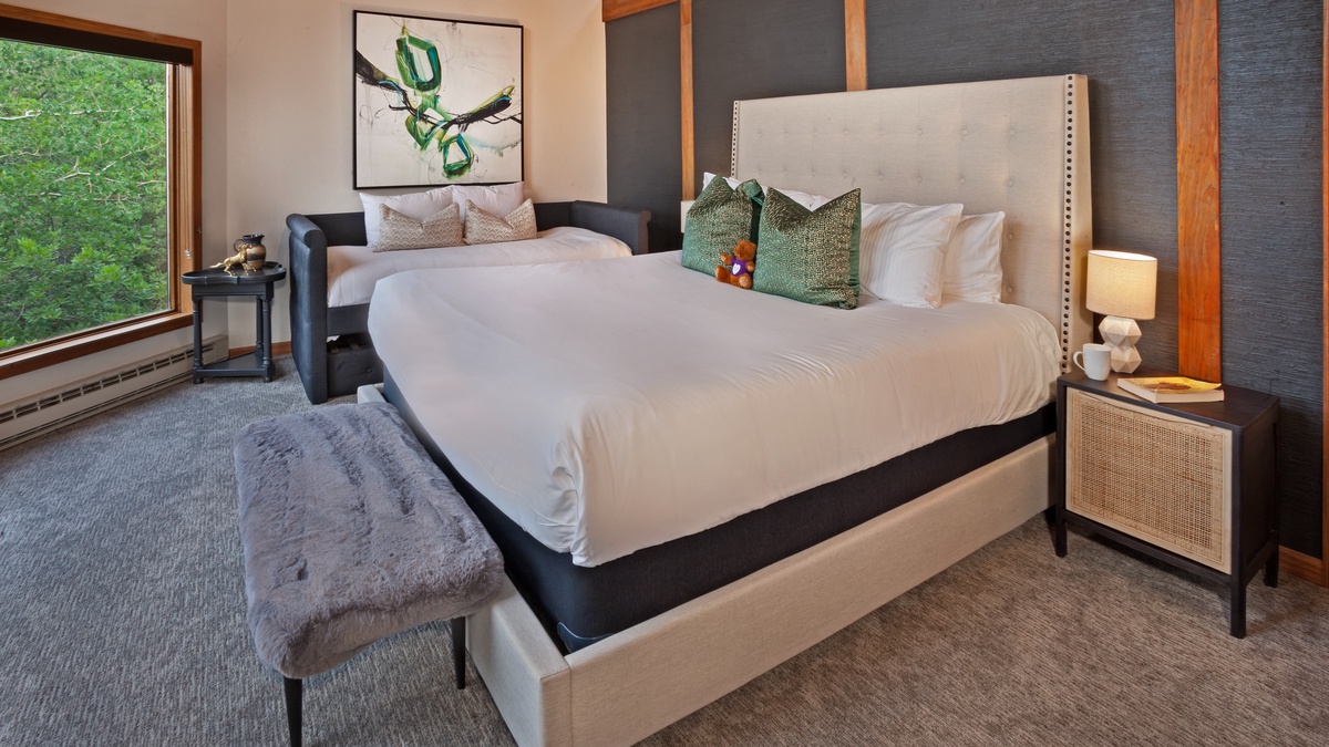 Primary suite in summer