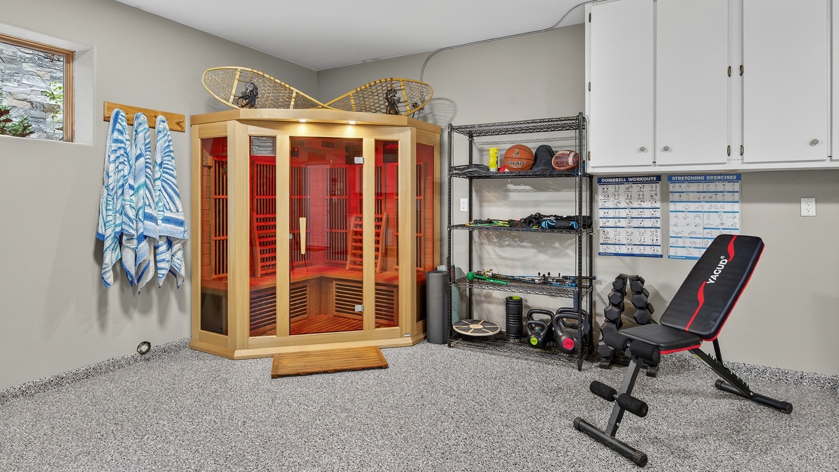 Garage, Lower Level - Exercise area