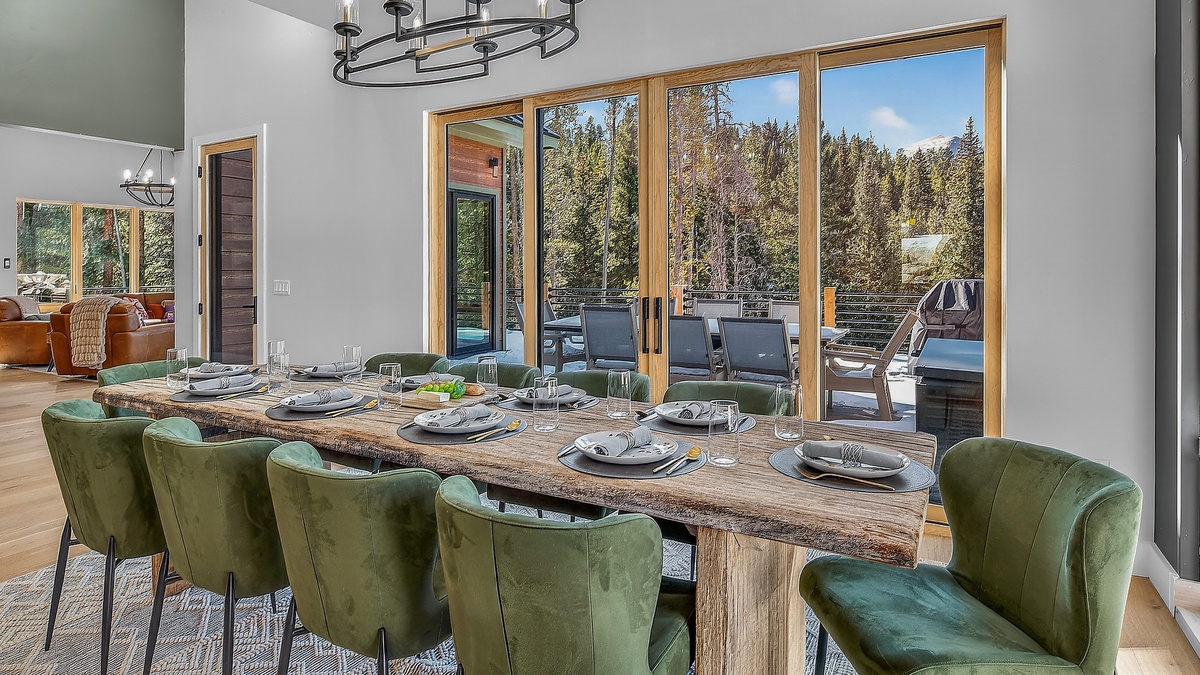 Dining Area, Main Level - With views