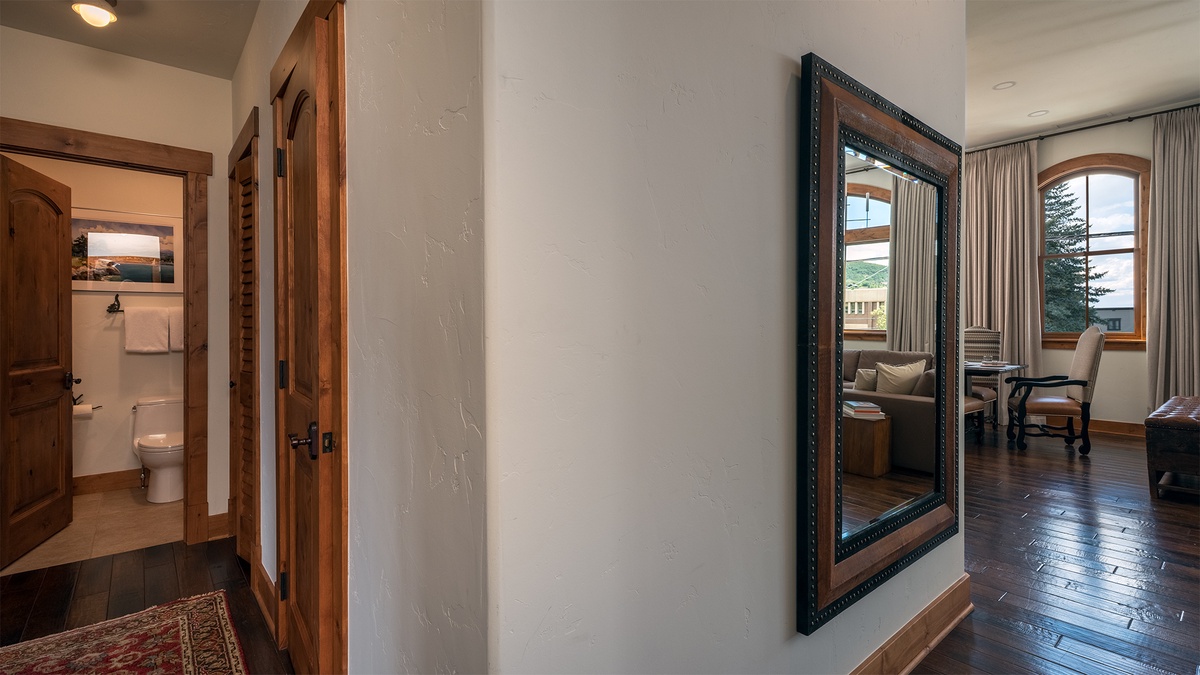 Shared Bathroom, Main Level - Hallway entrance adjacent to Bedroom 2
