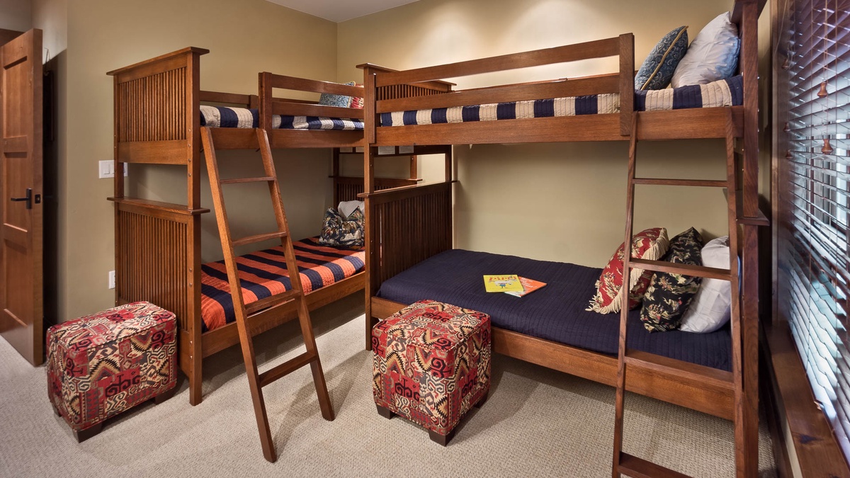 Bedroom 3, Main Level - XL twin-over-XL twin bunk