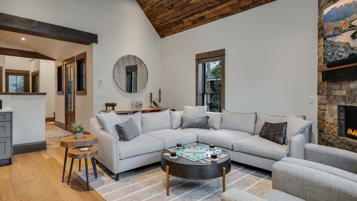 Comfortable couches make for a great sitting area