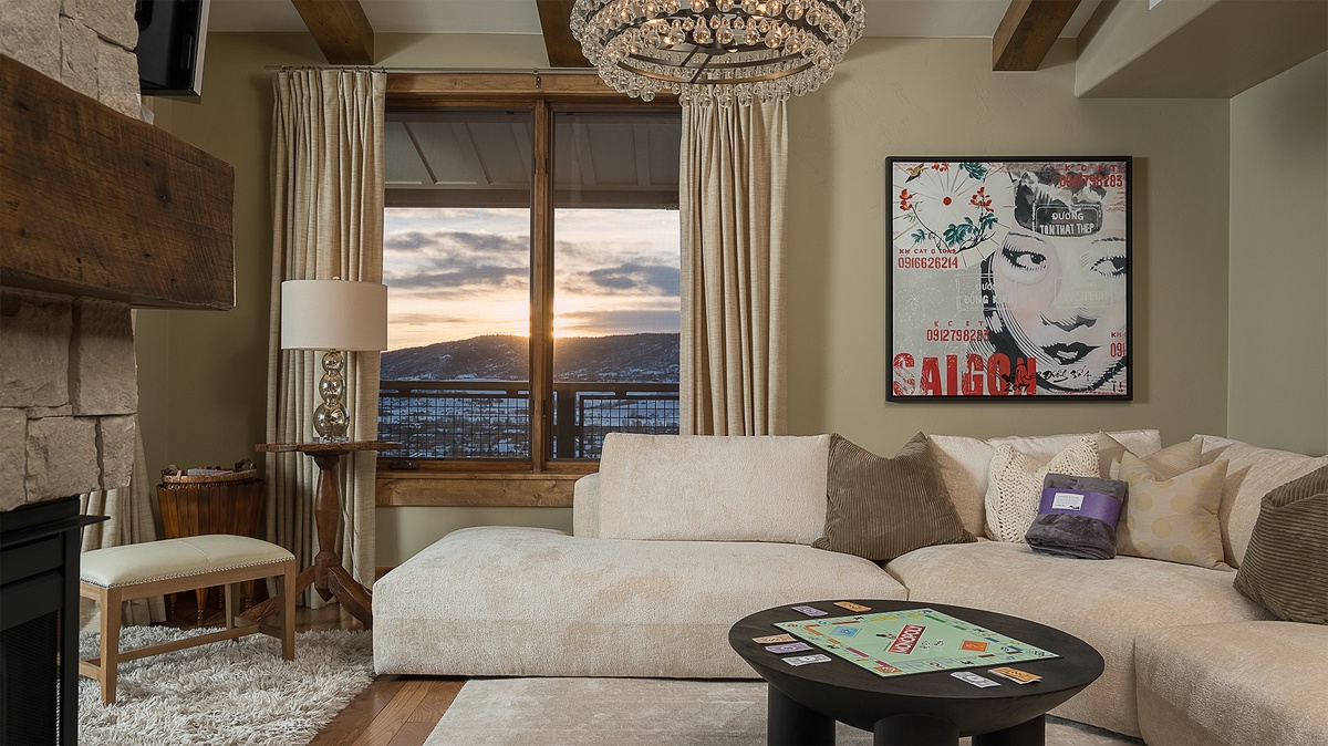 Great Room, Main Level - Enjoy the mountain views.