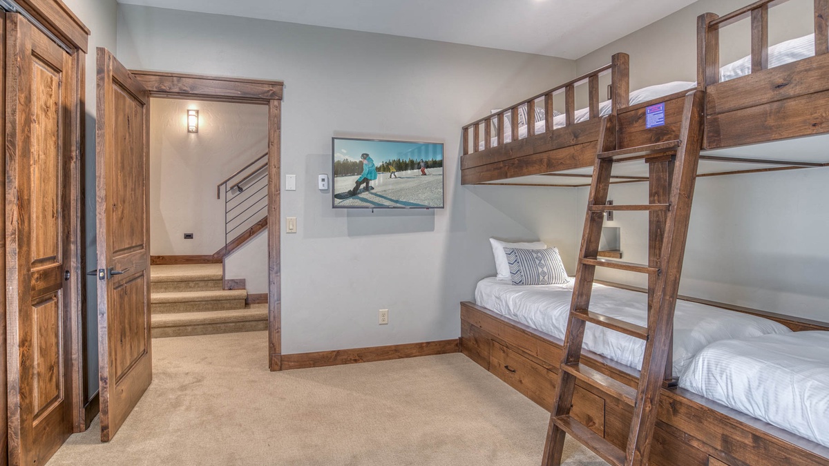 Bedroom 5, Lower Level - XL twin over XL twin bunk