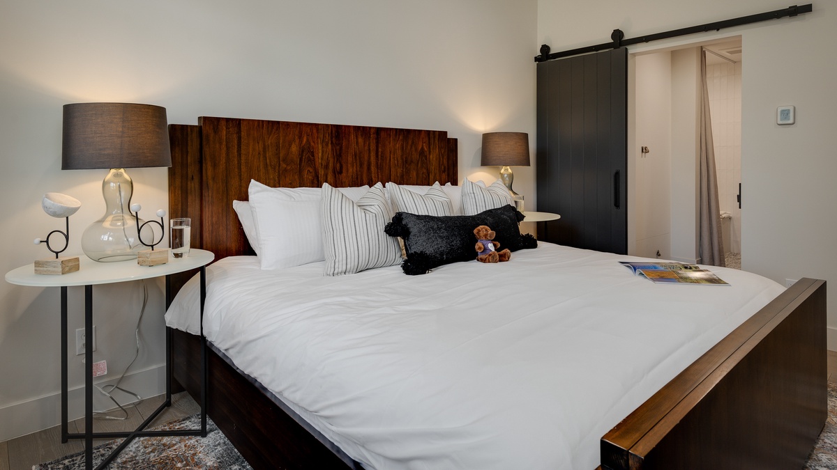 Bedroom 2 - King Suite bedroom with ensuite bath