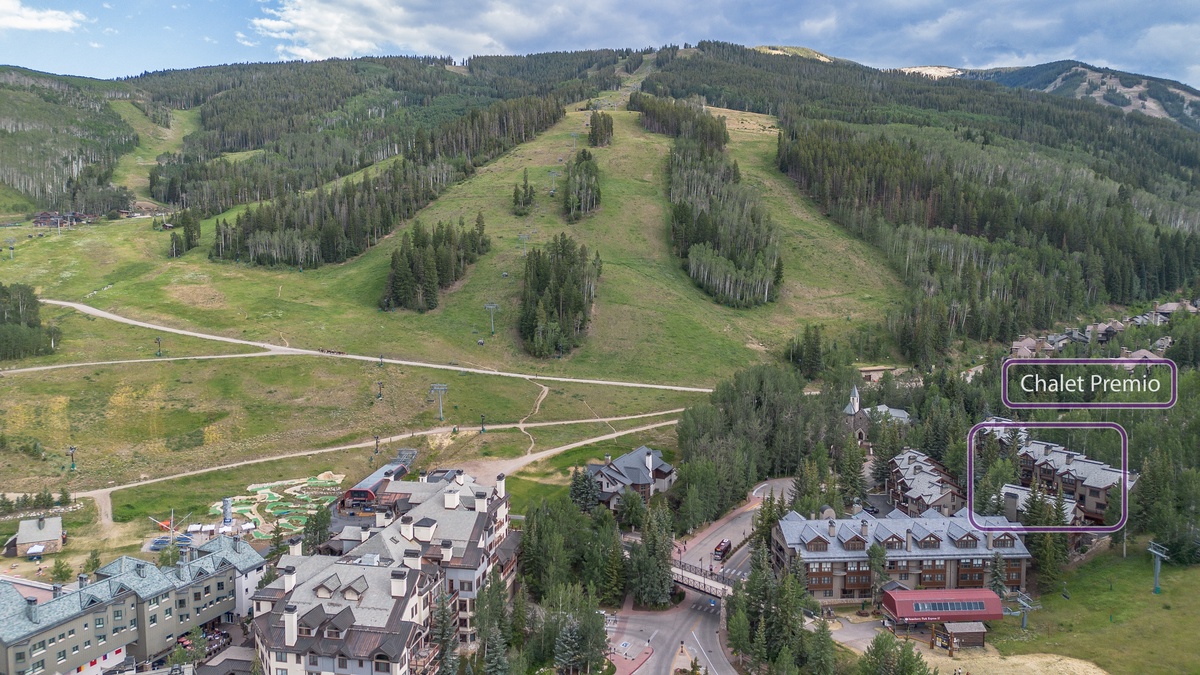 Exterior - Aerial view of property and ski area