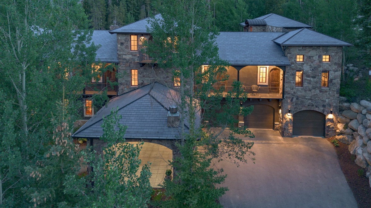 Front entrance with carport