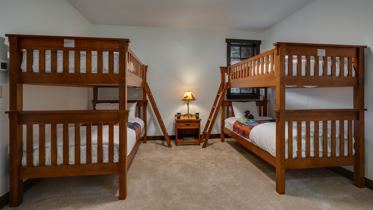 Bedroom 5, Lower Level - Lower level bunkroom