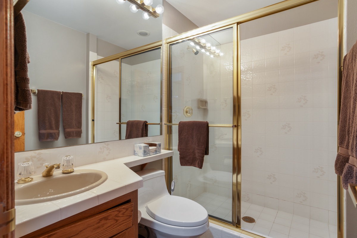 Bedroom 3, Lower Level - Ensuite with shower