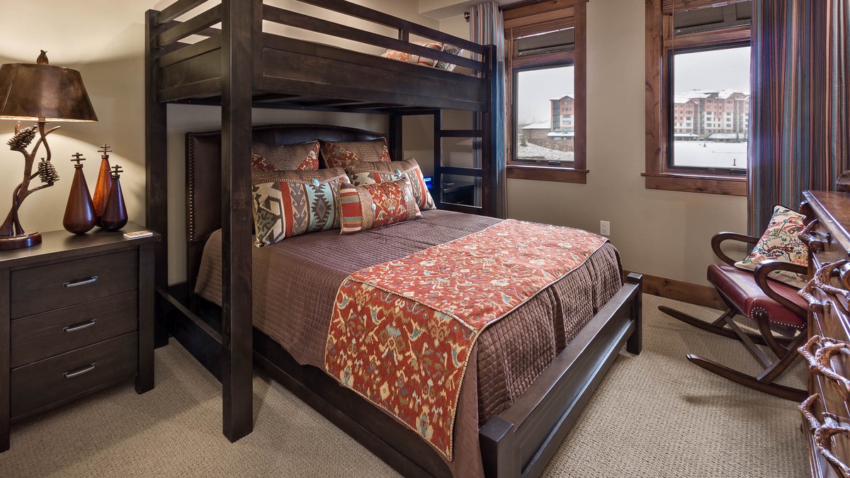 Bedroom 3, Main Level - Twin-over-queen bunk