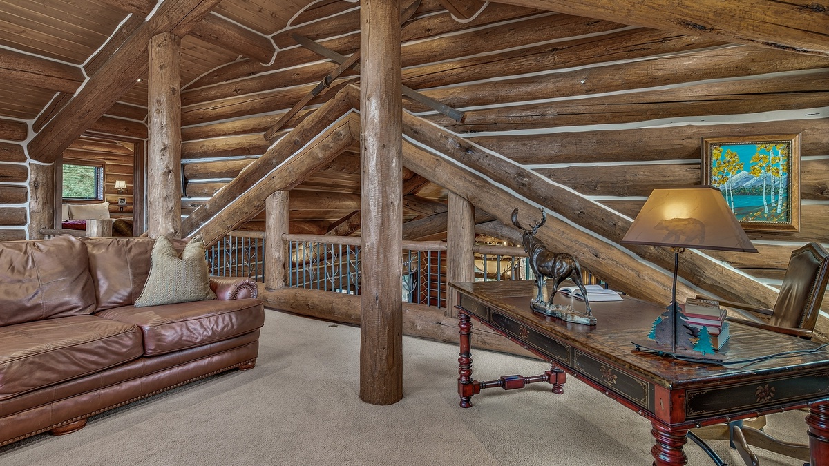 Loft, Upper Level - Open loft overlooking main level