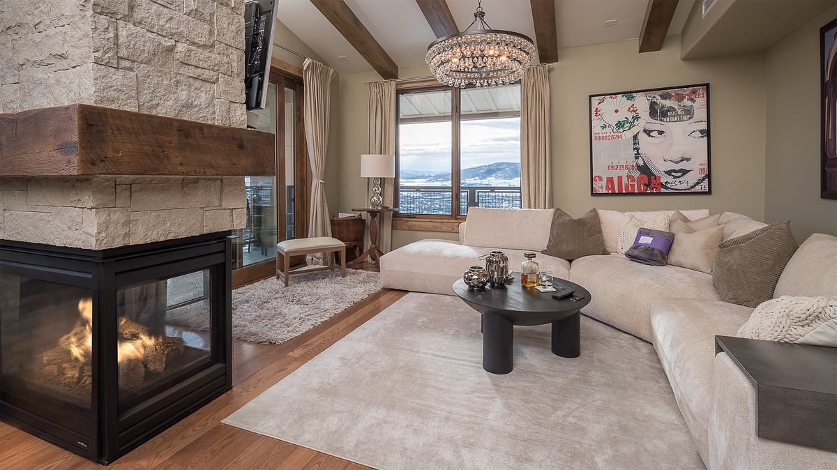 Great Room, Main Level - Enjoy the mountain views.