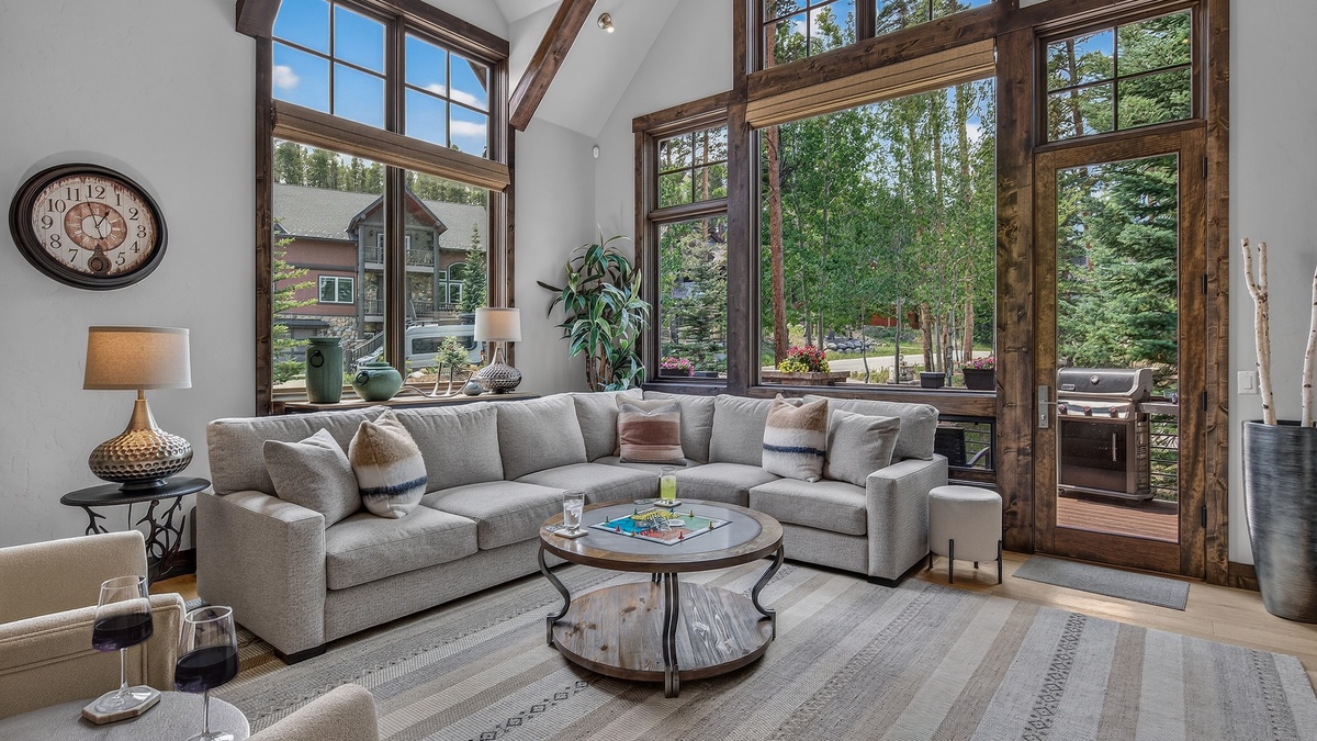Great Room, Main Level - Comfortable seating area with large windows