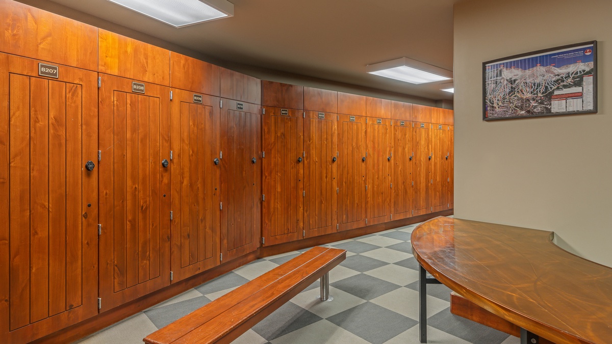 One Ski Hill Place Resort Amenity: Ski Locker Room