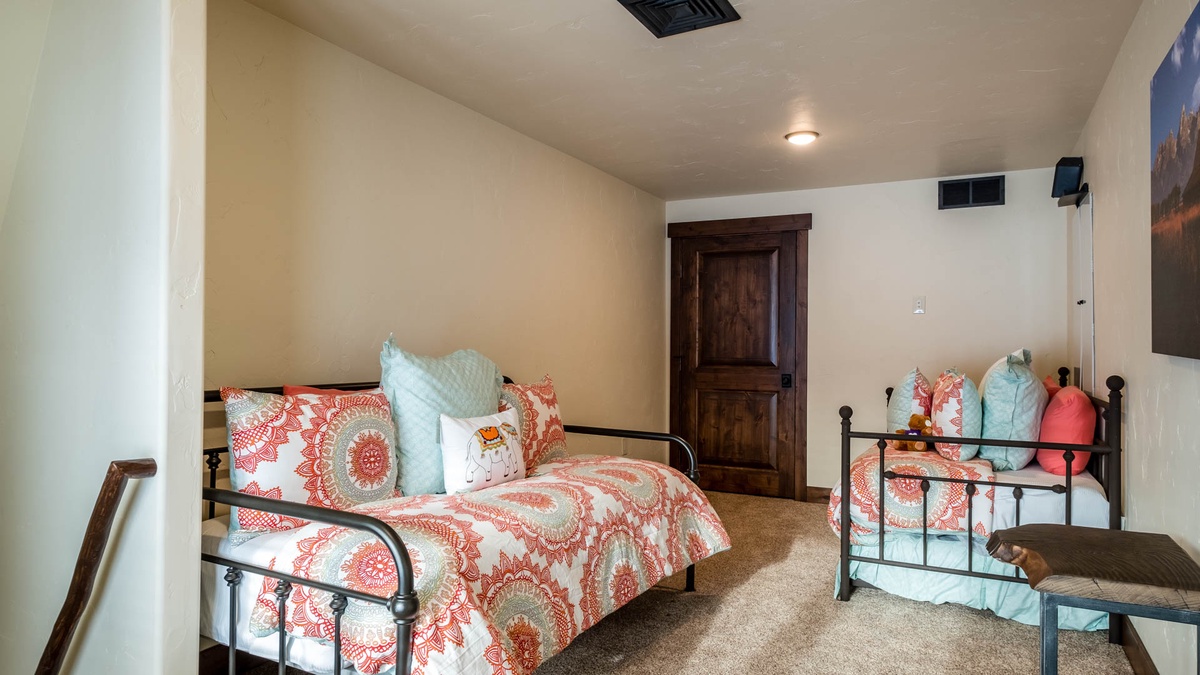 Bedroom 1, Upper Level - Loft with two twin beds and twin trundle