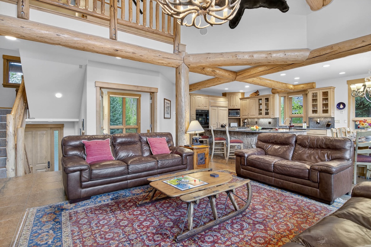 Great Room and Kitchen, Main Level