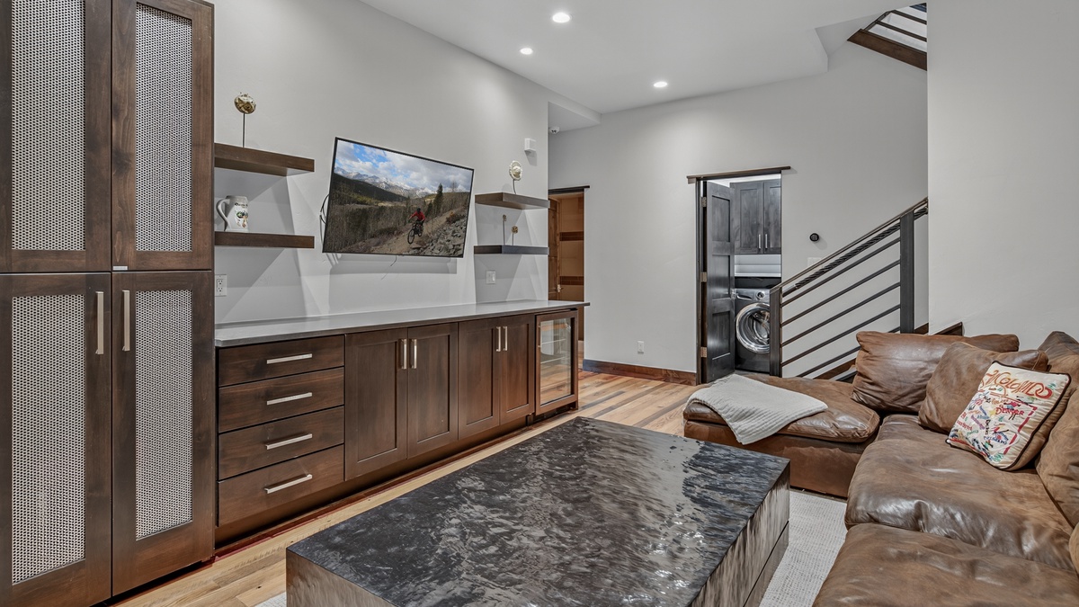 Downstairs entertainment