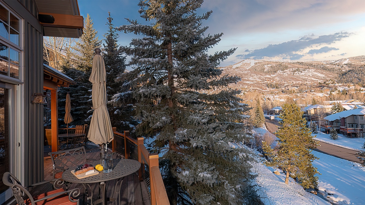 Deck, Main Level - With elevated views over the valley