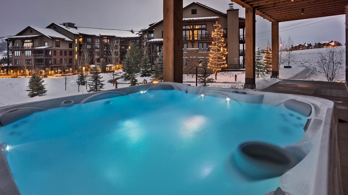 Hot Tub, Lower Level Patio - With mountain views