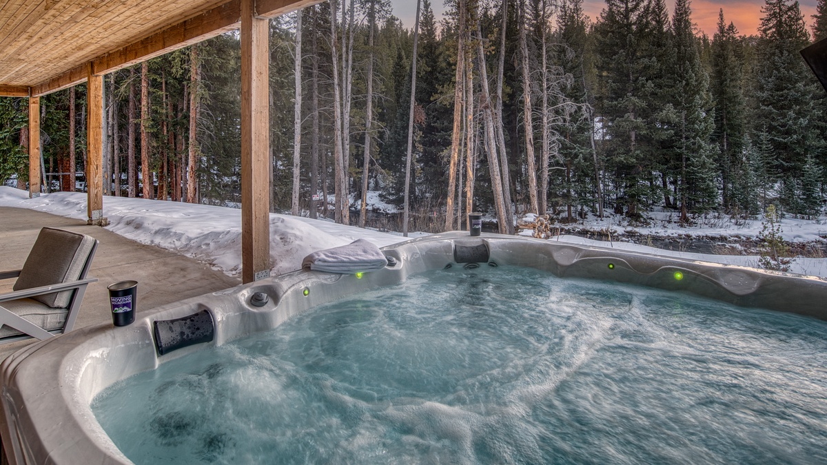 Hot Tub, Lower Level - Soak in this private hot tub with scenic views.
