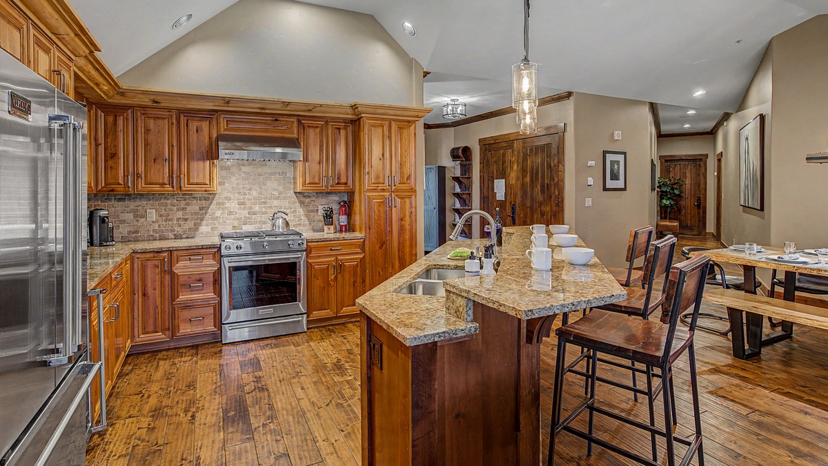 Kitchen, Main Level - Looking toward entry